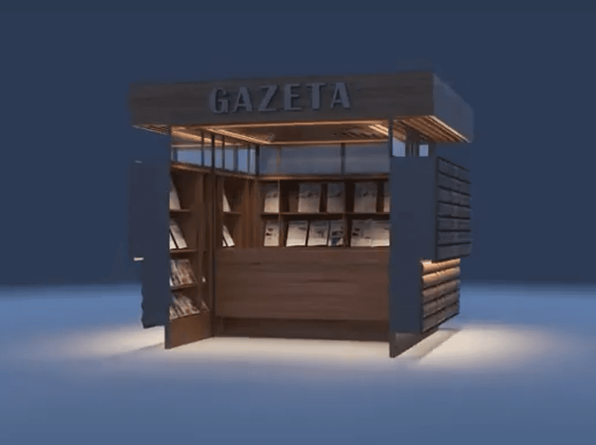 Modular Newspaper Booth - Image 1
